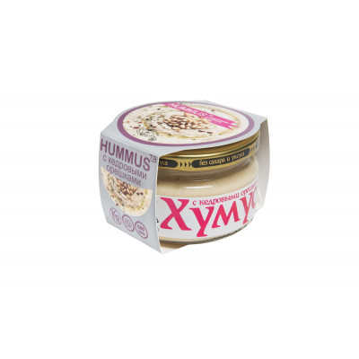 Хумус Тайны востока, закуска с кедровыми орешками, 200г
