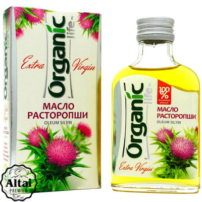 Масло расторопши "Organic", 100 мл, Масло расторопши "Organic", 100 мл,