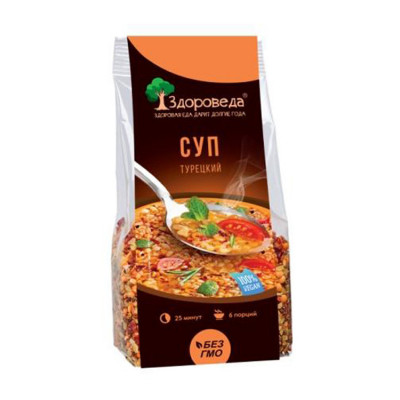 Суп турецкий с булгуром и красной чечевицей (ЭЗО ЧОРБАСИ), 250 г