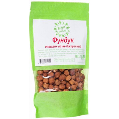 Орехи Фундук, Всем на пользу, 180 г Орехи Фундук, Всем на пользу, 180 г