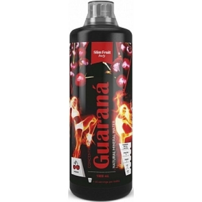 Guarana power concentrate Вишня (евробутылка черная), 1000 ml, SlimFruit