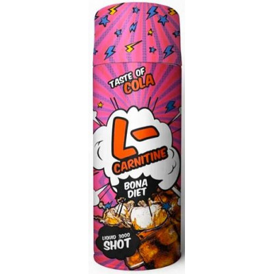 L-carnitine Liquid 3000 Shot Кола, Bona Diet, 60 г