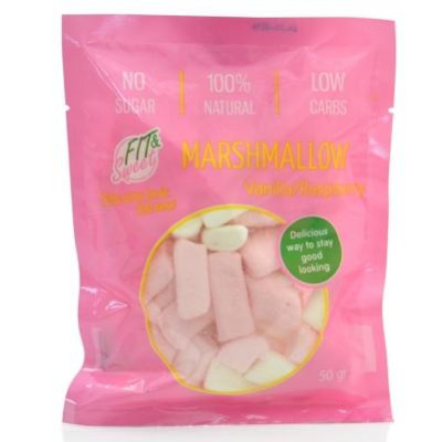 Маршмеллоу ваниль-малина, Fit&Sweet, 50 г