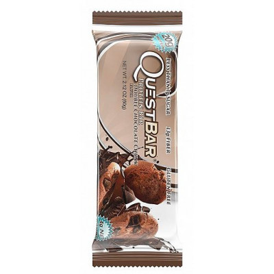 Протеиновый батончик Double Chocolate Chunk Двойное шоколадное печенье, Questbar , 60 г