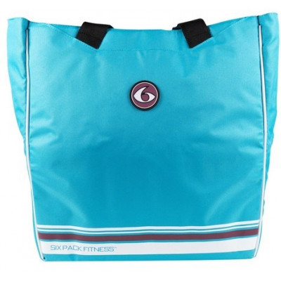 Женская сумка Camille Tote Blue/Wine (голубой/бордовый), 6 Pack Fitness