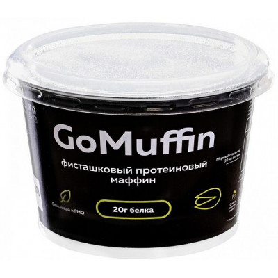 Протеиновый маффин Фисташковый Go Muffin, Васко, 54 г Протеиновый маффин Фисташковый Go Muffin, Васко, 54 г