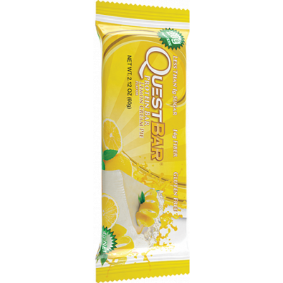 Протеиновый батончик Lemon Cream Pie Лимонный пирог, Questbar, 60 г
