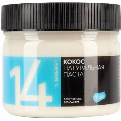 Паста кокосовая натуральная, Tatis, 300 г Паста кокосовая натуральная, Tatis, 300 г