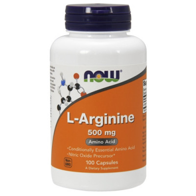 L-Аргинин NOW, 500 mg, 100 капс. L-Аргинин NOW, 500 mg, 100 капс.