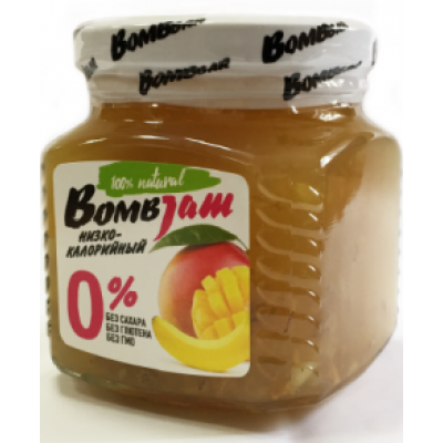 Джем низкокалорийный Манго-Банан, BombJam, 250 г