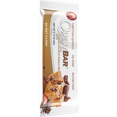 Протеиновый батончик Chocolate Chip Cookie Dough Шоколадное печенье, Questbar, 60 г Протеиновый батончик Chocolate Chip Cookie Dough Шоколадное печенье, Questbar, 60 г