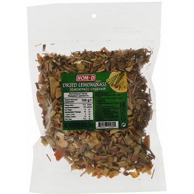 Лемонграсс сушеный Таиланд, UnitedSpices, 100 г