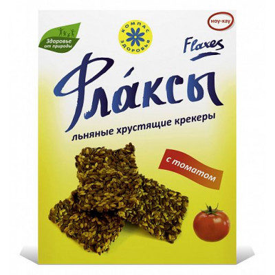 Флаксы с томатом льняные, Компас Здоровья, 150 г