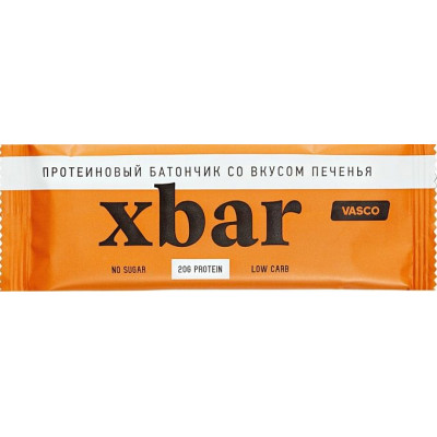 Протеиновый батончик Xbar Сливочное печенье, Baскo, 60 г Протеиновый батончик Xbar Сливочное печенье, Baскo, 60 г