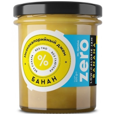 Джем низкокалорийный ZERO Банан, 270 г