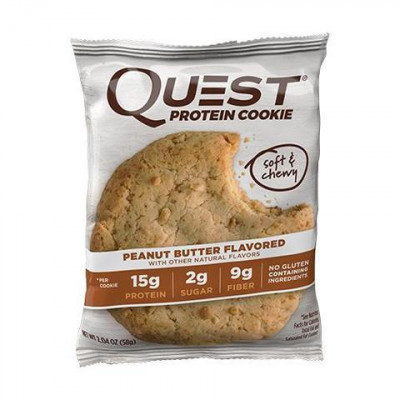 Печенье Peanut Butter Cookie, Quest Cookie, 59 г Печенье Peanut Butter Cookie, Quest Cookie, 59 г