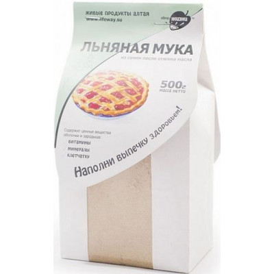 Мука льняная, Образ Жизни, 500 г Мука льняная, Образ Жизни, 500 г