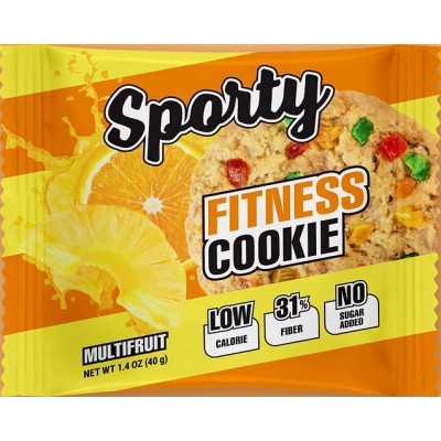 Печенье Sporty Fitness Мультифрукт, Sporty, 40 г Печенье Sporty Fitness Мультифрукт, Sporty, 40 г