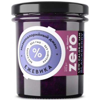 Джем низкокалорийный ZERO Ежевика, 270 г Джем низкокалорийный ZERO Ежевика, 270 г