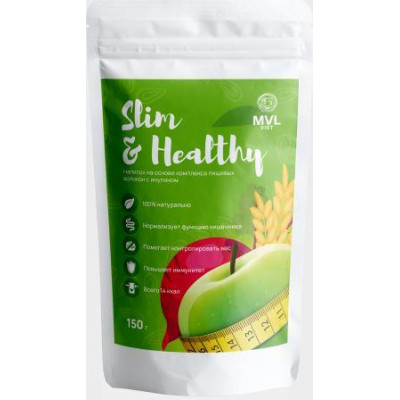 Напиток SLIM & HEALTHY растворимый сухой, MVL,150 г Напиток SLIM & HEALTHY растворимый сухой, MVL,150 г
