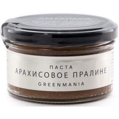 Паста Арахисовое пралине, GreenMania,150 г Паста Арахисовое пралине, GreenMania,150 г