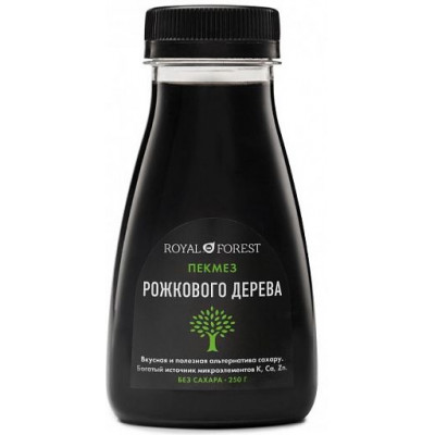 Сироп рожкового дерева без сахара, Royal Forest, 250 г Сироп рожкового дерева без сахара, Royal Forest, 250 г