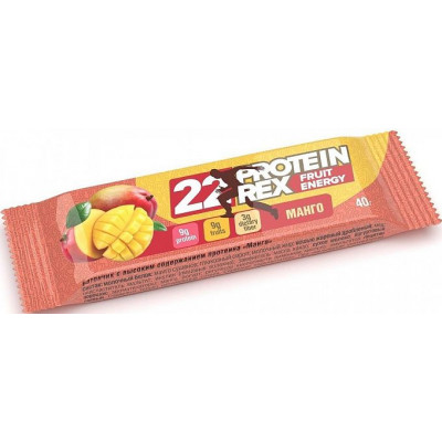 Батончик протеиновый Манго FRUIT ENERGY 22%, ProteinRex, 40 г Батончик протеиновый Манго FRUIT ENERGY 22%, ProteinRex, 40 г