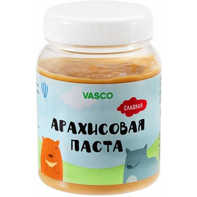Сладкая арахисовая паста, Vasko, 320 г Сладкая арахисовая паста, Vasko, 320 г
