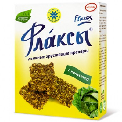 Флаксы с капустой льняные, Компас Здоровья, 150 г