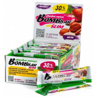 Протеиновый батончик SLIM (арахис и фундук), Bombbar, 35 г Протеиновый батончик SLIM (арахис и фундук), Bombbar, 35 г