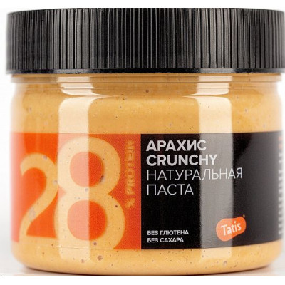 Паста арахисовая натуральная хрустящая, Tatis, 300 г Паста арахисовая натуральная хрустящая, Tatis, 300 г
