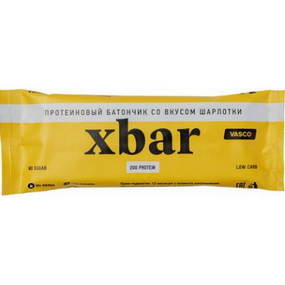 Протеиновый батончик Xbar Шарлотка, Васко, 60 г