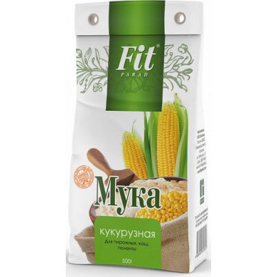 Мука кукурузная, ФитПарад, 500 г