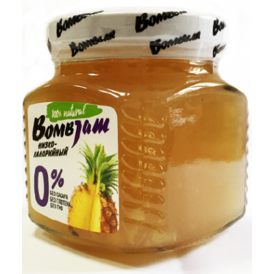 Джем низкокалорийный Ананас, BombJam, 250 г