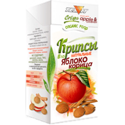 Крипсы яблочные c Корицей, Тиавит, 30 г Крипсы яблочные c Корицей, Тиавит, 30 г