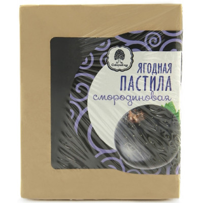 Пастила без сахара Смородиновая, Сибирский кедр, 100 г