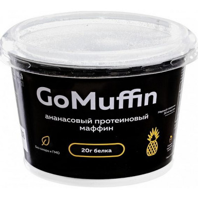 Протеиновый маффин Ананасовый Go Muffin, Васко, 54 г Протеиновый маффин Ананасовый Go Muffin, Васко, 54 г
