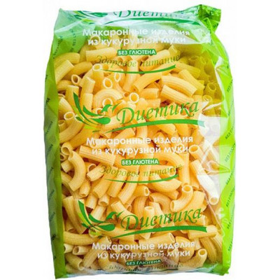 Кукурузные макароны Трубочка, Диетика, 300 г Кукурузные макароны Трубочка, Диетика, 300 г