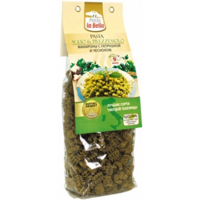 Макароны с Петрушкой и Чесноком LA BELLA, Гурмайор, 250 г Макароны с Петрушкой и Чесноком LA BELLA, Гурмайор, 250 г