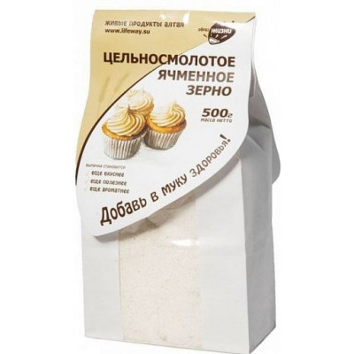 Мука ячменная цельносмолотая, Образ Жизни, 500 г Мука ячменная цельносмолотая, Образ Жизни, 500 г
