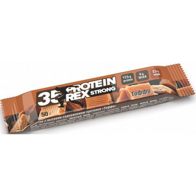 Батончик протеиновый Тоффи STRONG 35%, ProteinRex, 50 г Батончик протеиновый Тоффи STRONG 35%, ProteinRex, 50 г
